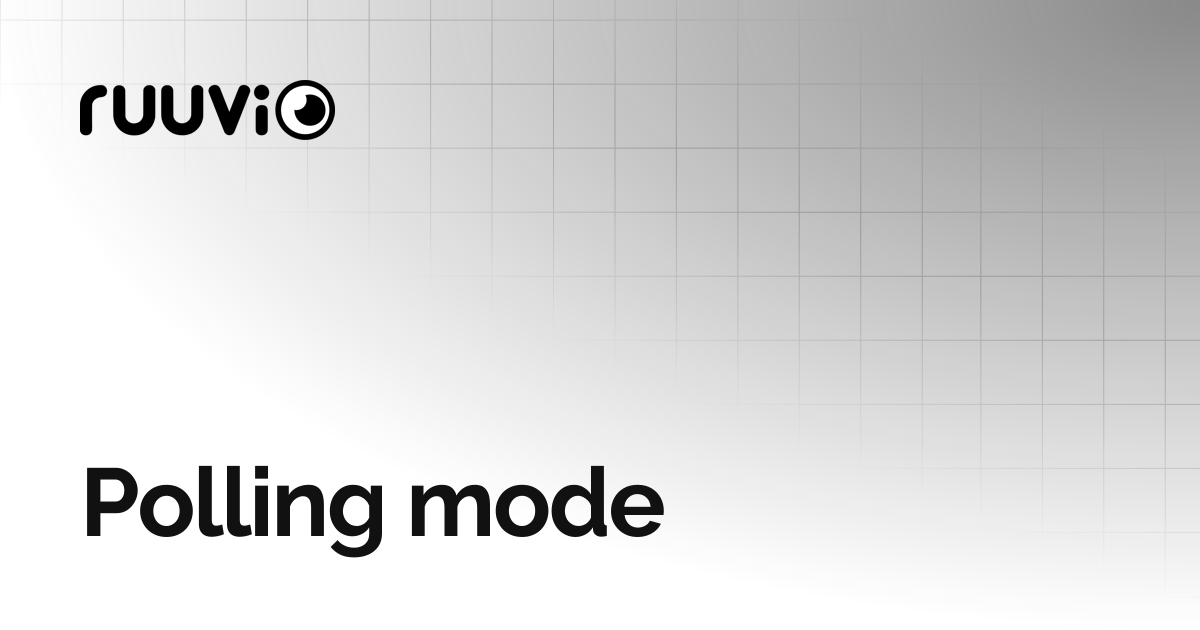 Polling mode | docs