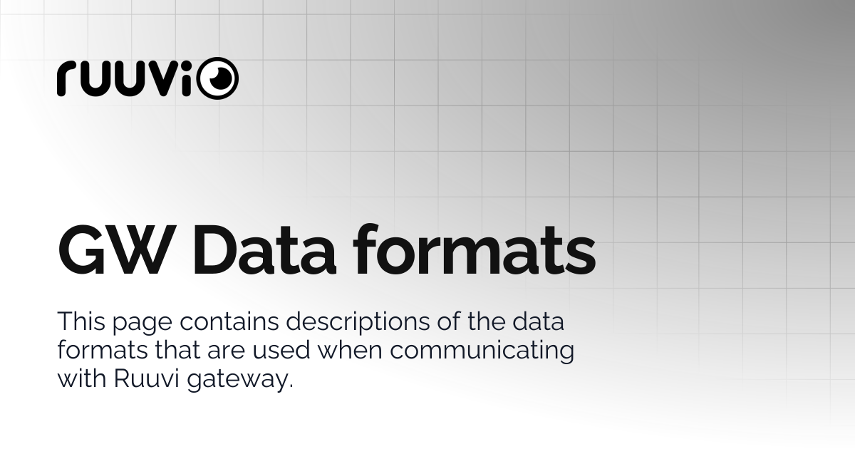GW Data formats | docs